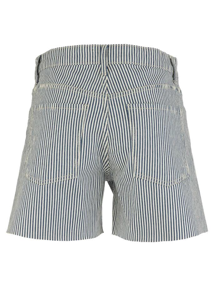 Striped shorts on a white background