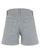 Striped shorts on a white background